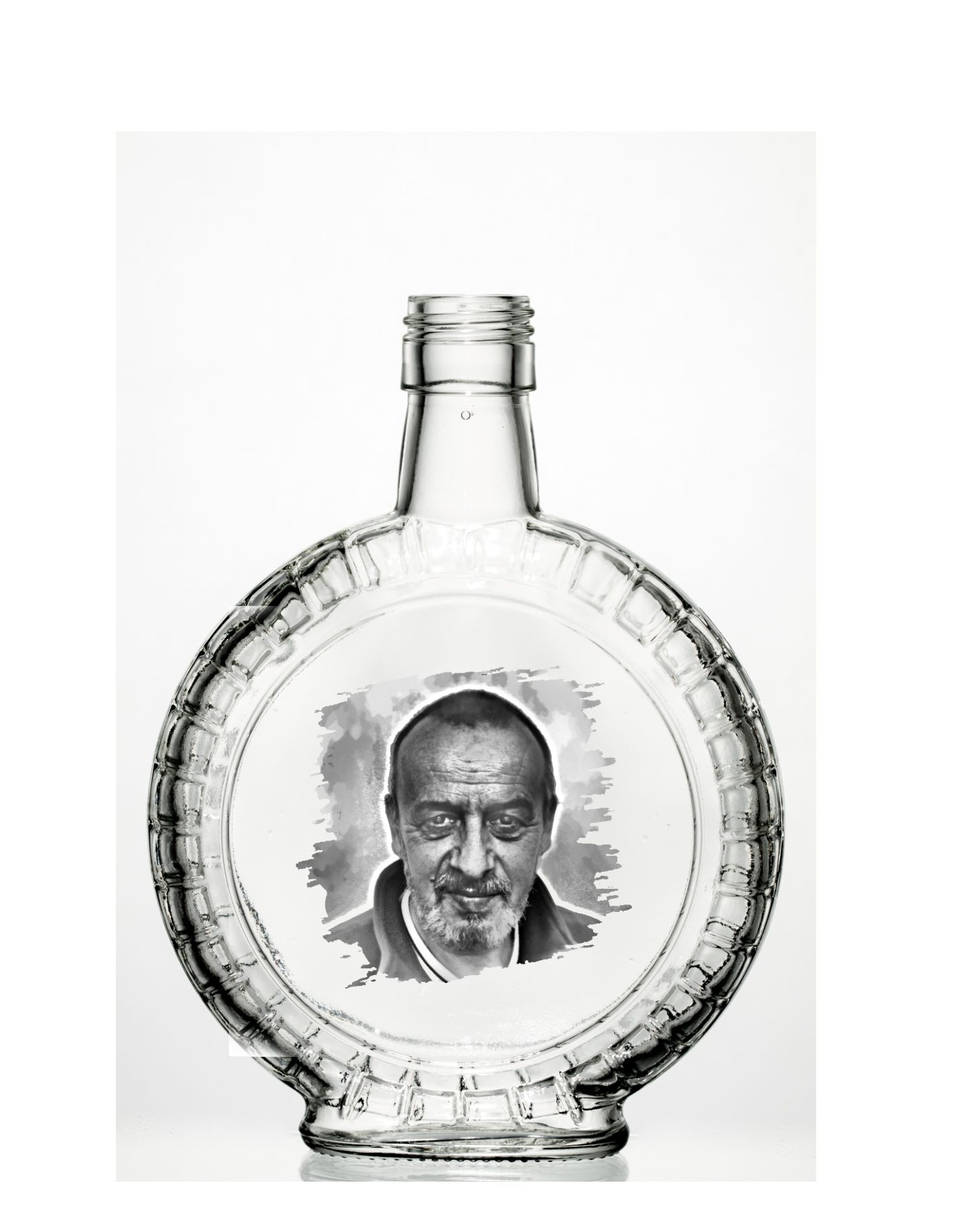 Lahev Budík 0,5L-s vlastním brusem