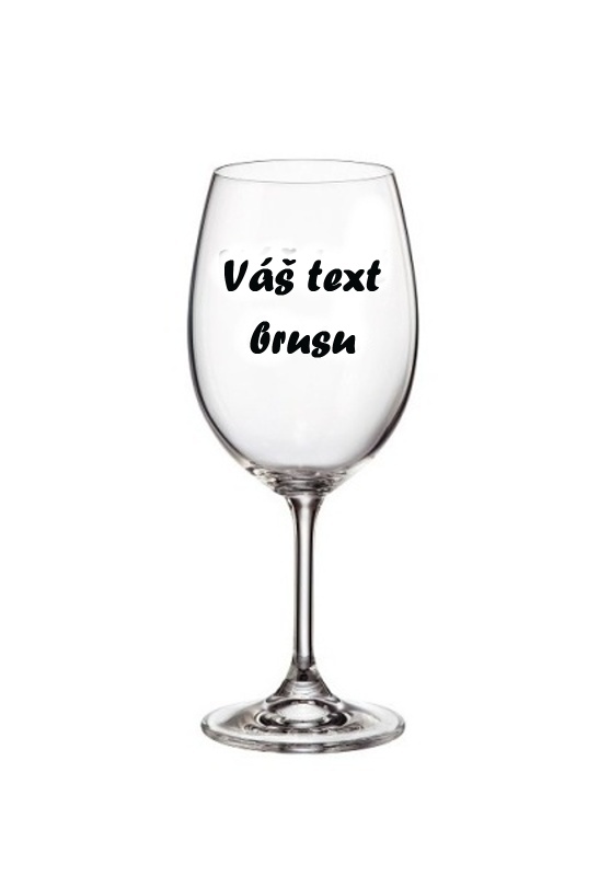 Sklenička G 350ml - s vlastním brusem